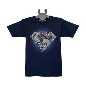 NWOT Graphic Classic-Fit Cotton T-Shirt | Small | Navy Blue